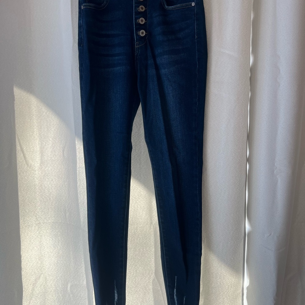 KanCan Women's Dark Blue Jeans